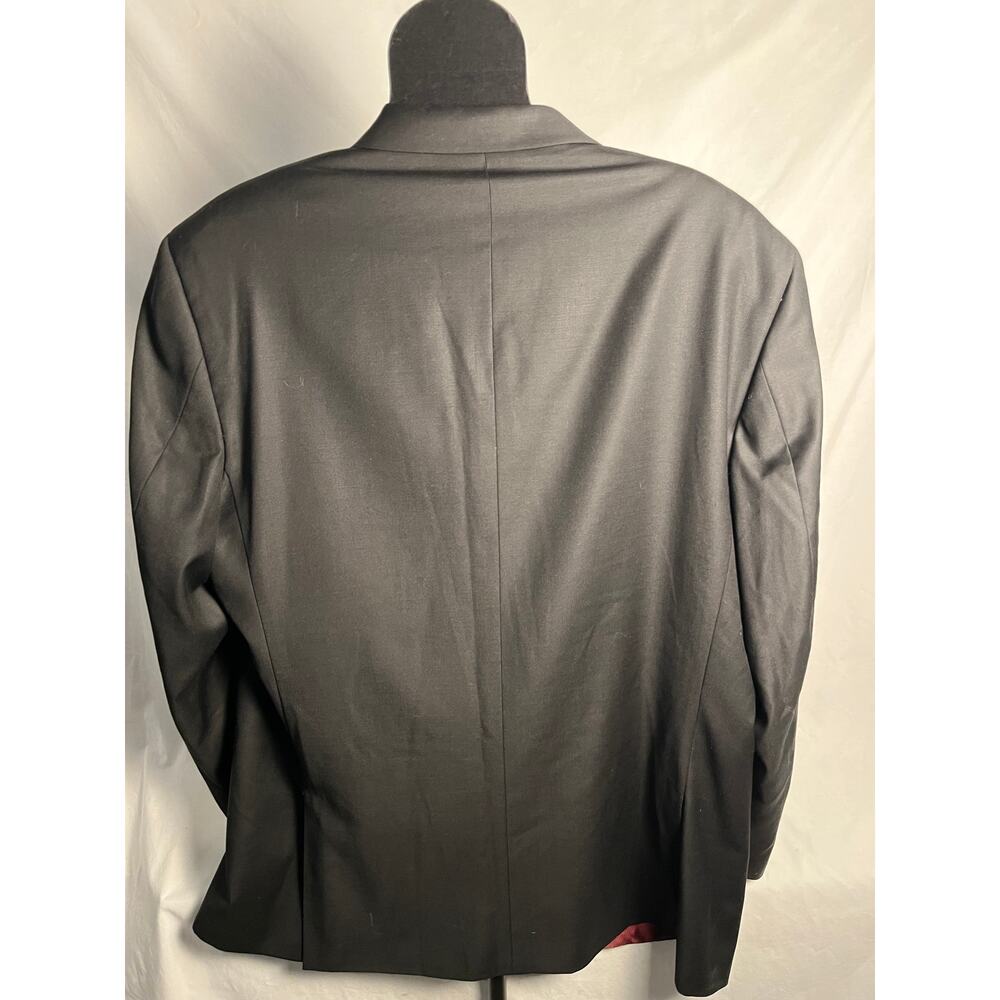 Giorgio Cosani Wool Blazer Men’s 48 Long Black Classic Suit Jacket - Picture 2 of 8
